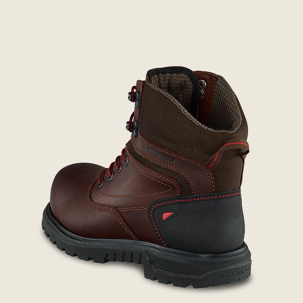 レッド ウィング(Red Wing) Brnr XP - 6インチ防水安全つま先 ブーツ レディース ブラウン/ブラック JP60852